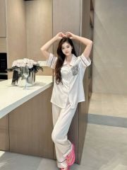 Đồ bộ ngủ Pyjama lụa băng tay ngắn quần dài TN21
