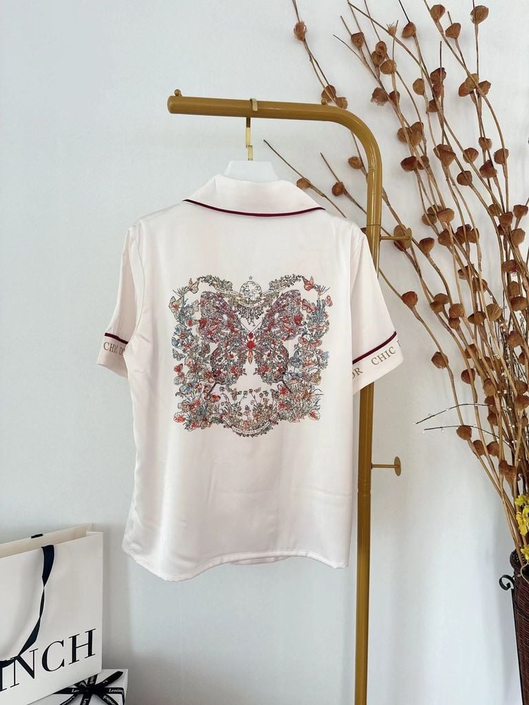 Đồ bộ ngủ Pyjama lụa băng tay ngắn quần dài TN21