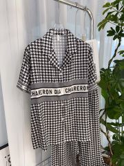 Đồ bộ ngủ Pyjama lụa băng tay ngắn quần dài TN45
