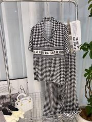 Đồ bộ ngủ Pyjama lụa băng tay ngắn quần dài TN45