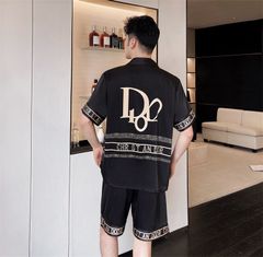 Đồ ngủ đôi Shury Store CTN28 nam nữ đồ bộ ngủ Pyjama couple tay ngắn quần ngắn chất lụa băng cao cấp