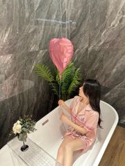 Đồ bộ ngủ nữ Pyjama lụa xước Shury Store Home Wear tay ngắn quần ngắn NT17 mặc nhà kiểu dáng tay cộc size 45-75 kg