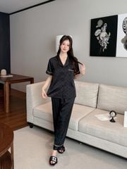 Pijama Đôi Lụa Ngắn Tay CND4 | SHURY STORE HOME WEAR | Set Đồ Ngủ Couple Cao Cấp Sang Trọng