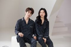 Đồ ngủ pyjama nam nữ Shury Store Home Wear DD24 size 45-95kg tay dài quần dài  bộ đôi couple lụa