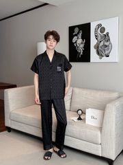 Pijama Đôi Lụa Ngắn Tay CND8 | SHURY STORE HOME WEAR | Set Đồ Ngủ Couple Cao Cấp Sang Trọng
