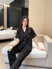 Pijama Đôi Lụa Ngắn Tay CND13 | SHURY STORE HOME WEAR | Set Đồ Ngủ Couple Cao Cấp Sang Trọng