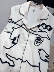 Pyjama đôi lụa băng tay ngắn quần ngắn CTN24 Shury Store Home Wear Đồ ngủ couple cao cấp size 45-85