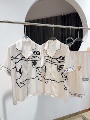 Pyjama đôi lụa băng tay ngắn quần ngắn CTN24 Shury Store Home Wear Đồ ngủ couple cao cấp size 45-85