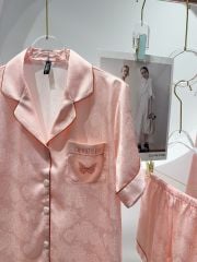 Pyjama lụa băng tay ngắn quần dài tặng kèm short cùng tone TN18 Shury Store Home Wear thoáng mát