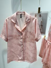 Pyjama lụa băng tay ngắn quần dài tặng kèm quần short TN14 Shury Store Home Wear mặc mát, sang trọng