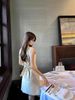Đầm Kem Cổ Đính Đá