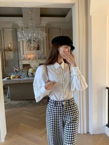 Set Somi + Quần Caro
