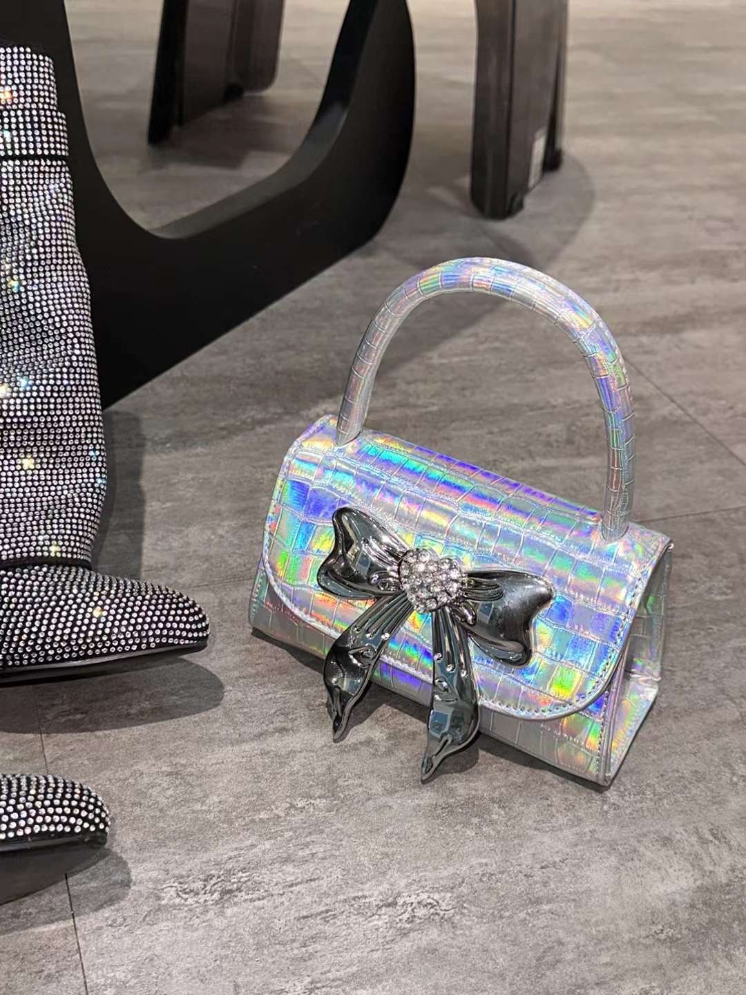 Túi Nhũ Bạc,Hồng Nơ 6132