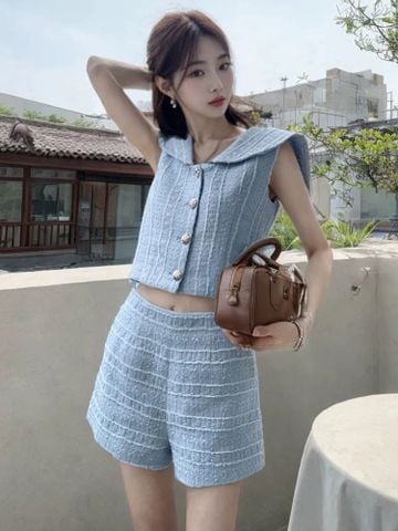 Set Bố Xanh Quần