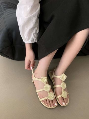 Giày Dây Bệt 3 Hoa B262
