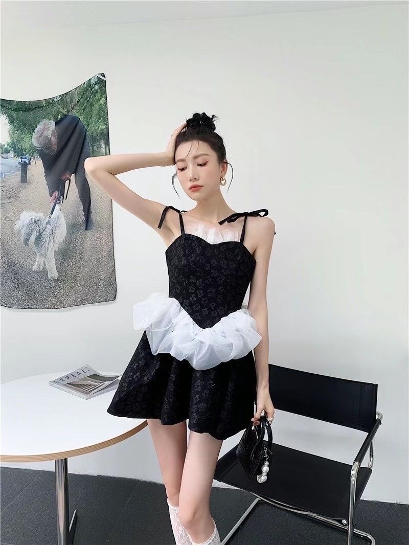 Đầm váy babydoll 2 dây dáng dài tiểu thư, Váy trắng nữ đi biển hai dây có  lót ngực ulzzang kiểu hàn - Mua xe | 2Bánh.vn