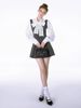 Set Đầm Xám Bi Áo Somi