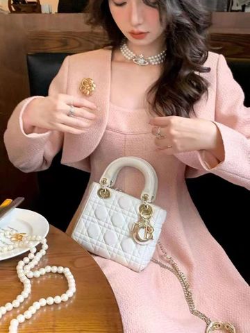 Set Đầm Khoác Hồng