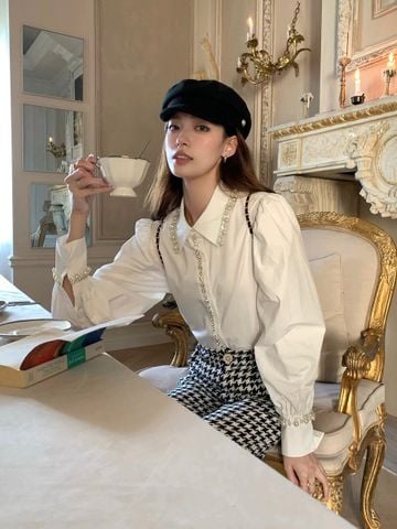 Set Somi + Quần Caro