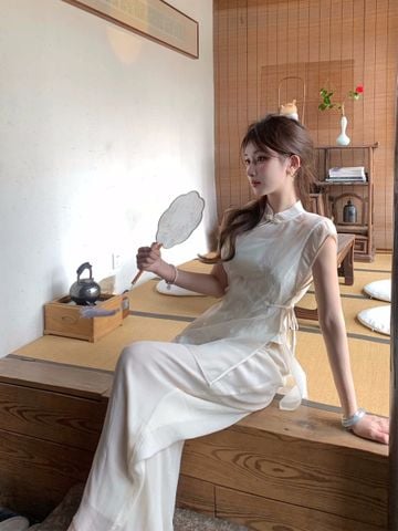 Set Tàu Quần Kem