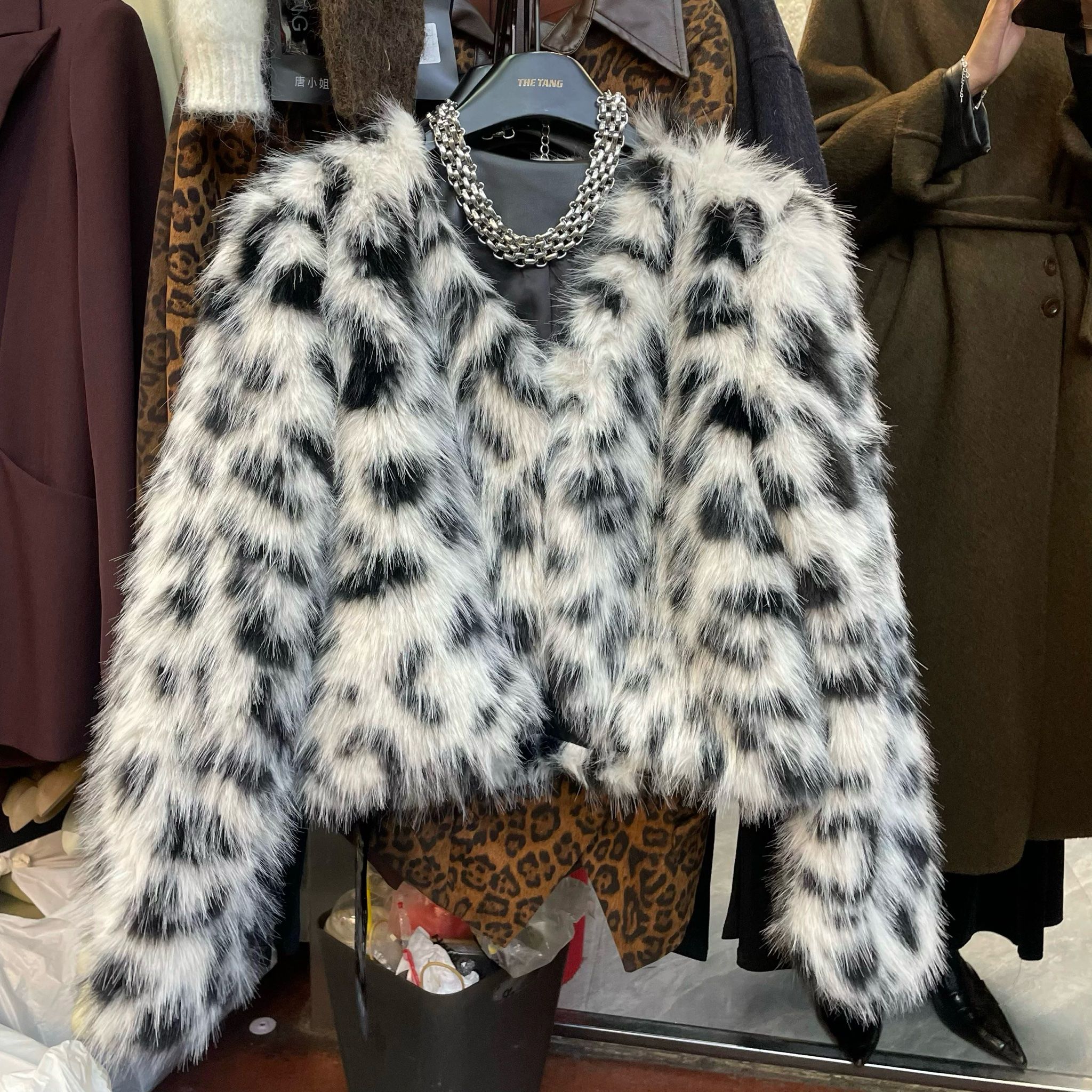 Khoác Lông Da Beo