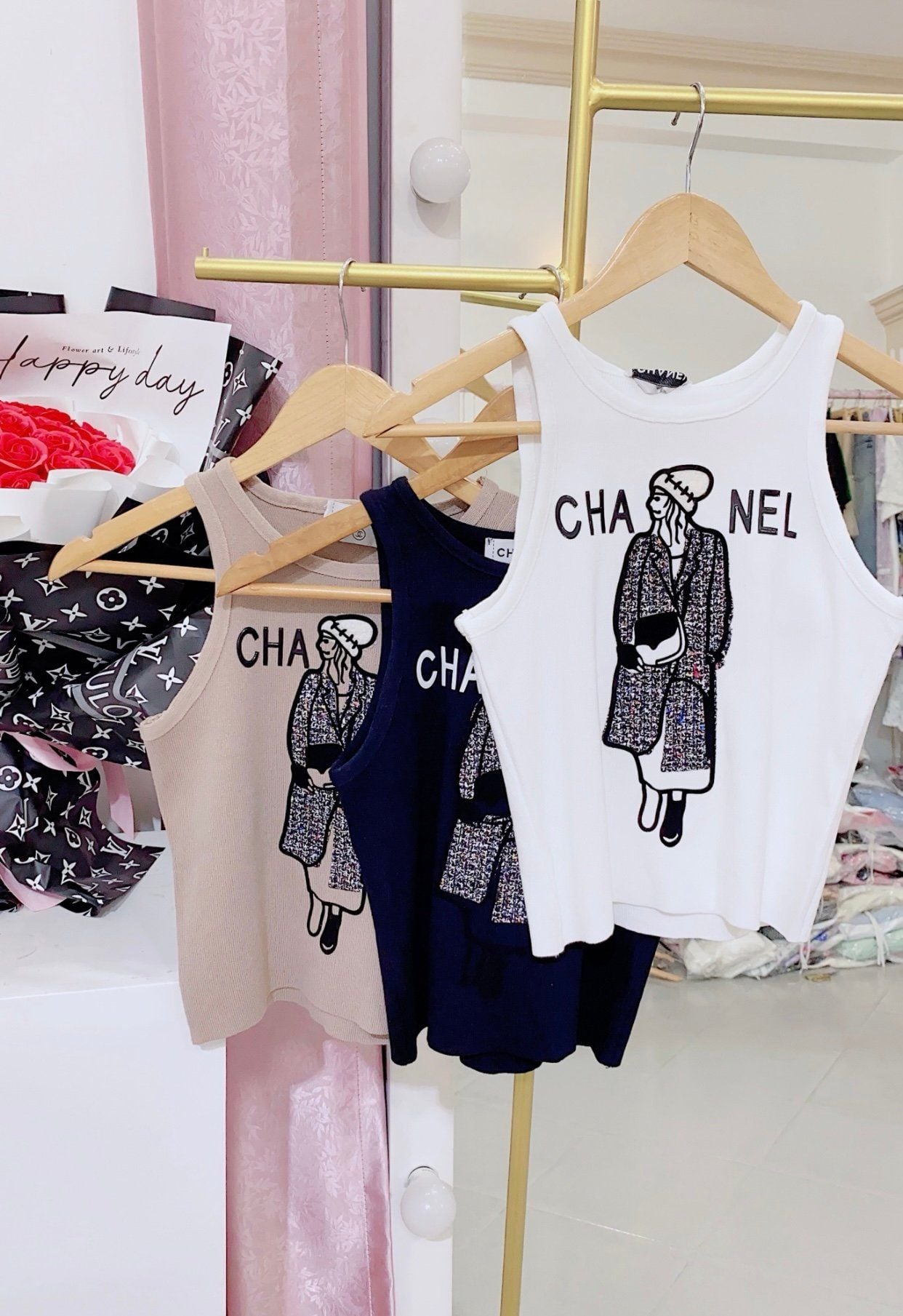 Áo Len 3 Lỗ Cô Gái