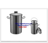 Bình đựng sữa inox