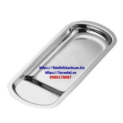 Khay inox hình chữ nhật