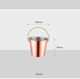 Xô đựng inox có quai 125311