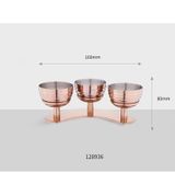 Bát ba inox có chân 128936