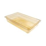 Amber High Heat Plastic Food Pan 1/1