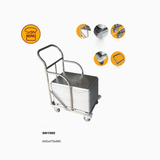Xe đẩy inox tải trọng 200kg SN1980