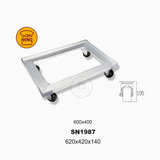 Xe đẩy hợp kim nhôm tải trọng 250 Kg SN1987