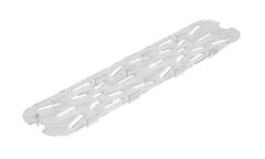 CAMBRO transparent 1/2 half size long and narrow drainage rack