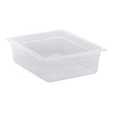 Translucent Polypropylene Food Pan 1/2