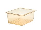 Amber High Heat Plastic Colander Pan 1/2