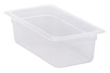 Translucent Polypropylene Food Pan 1/3