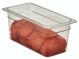 Transparent food pan 1/3