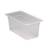 Translucent Polypropylene Food Pan 1/3