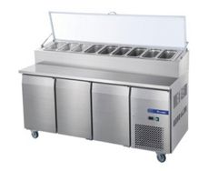 Bàn lạnh Salad 3 cửa 1m8 (3 Doors Fancooling Salad Bar Pre Station) FES18070CS300T