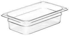 Transparent food pan 1/4