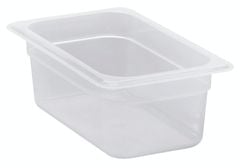 Translucent Polypropylene Food Pan 1/4