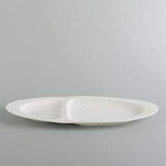 Dĩa oval hai ngăn 40 cm