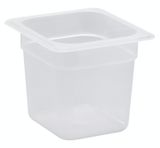 Translucent Polypropylene Food Pan 1/6