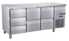 Bàn mát 7 ngăn kéo, 3 ngăn 1/3 và 4 ngăn 1/2 (3*1/3 +4*1/2 Drawers Fancooling Undercounter Chiller) FED18070CS070