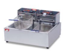 Bếp Chiên Nhúng Đôi Electric 1-Tank Fryer (2-Basket) EF-83