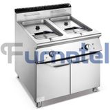 700 Series Electric 2-Tank 2-Basket Fryer With Cabinet (Bếp chiên dầu 2 ngăn dùng điện liền tủ) FEFR0707EC