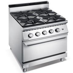 Bếp Âu 4 họng dùng ga kèm lò (900 Series Chinese Style 4-Burner Gas Range With Oven) FEGR0809GO