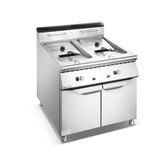 Bếp chiên dầu 2 ngăn dùng ga kèm tủ (900 Series Gas 2-Tank Fryer With Cabinet) FEFR0809GC
