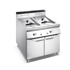 Bếp chiên dầu 2 ngăn dùng ga kèm tủ (900 Series Gas 2-Tank Fryer With Cabinet) FEFR0809GC